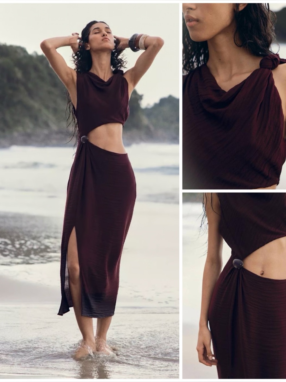 ZARA ~ Cut Out Midi Dress